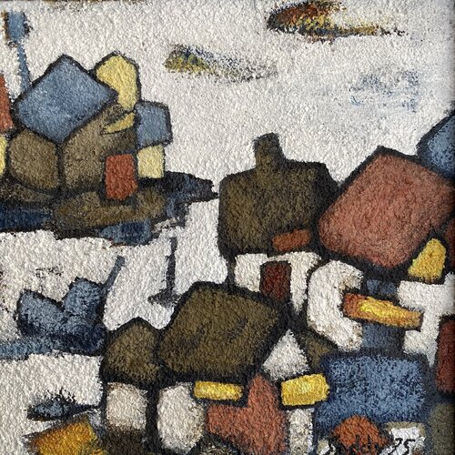 Kollavík, Small Seaside Village van Sjoddy, Schilderij te koop op Singulart