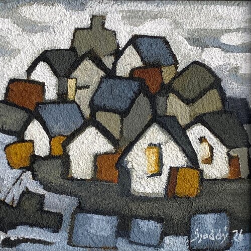 Arctic Fishing Village van Sjoddy, Schilderij te koop op Singulart