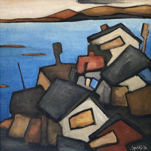 By the Blue Bay by Sjoddy, Painting for Sale on Singulart