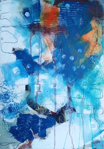Light Smoulder, Fresh Flames von Abi Siwan Cansdale, Malerei kaufen auf Singulart