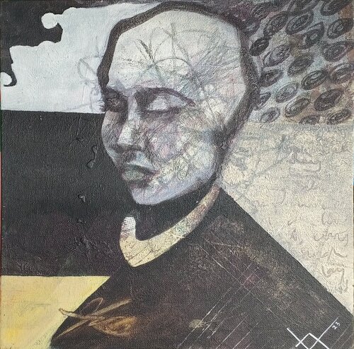 She Is The Pyramid von Abi Siwan Cansdale, Malerei kaufen auf Singulart