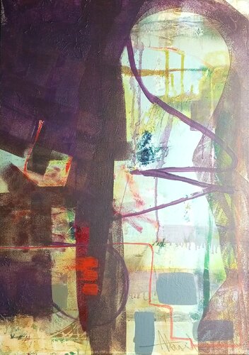 Shamanism van Abi Siwan Cansdale, Schilderij te koop op Singulart