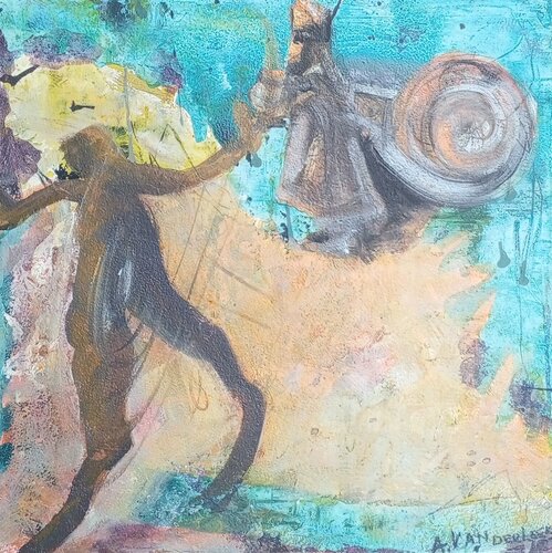 Dance To The Snail King von Abi Siwan Cansdale, Malerei kaufen auf Singulart