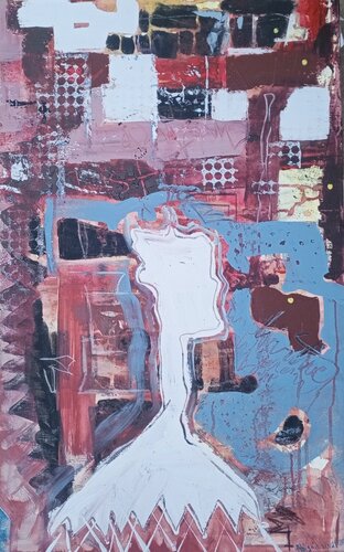 Living In A Box von Abi Siwan Cansdale, Malerei kaufen auf Singulart