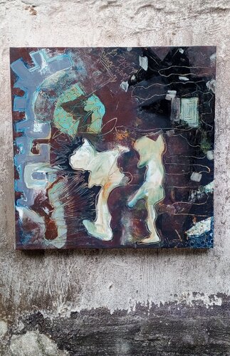 Sacred Anchient Structures' de Abi Siwan Cansdale, Pintura a la venta en Singulart