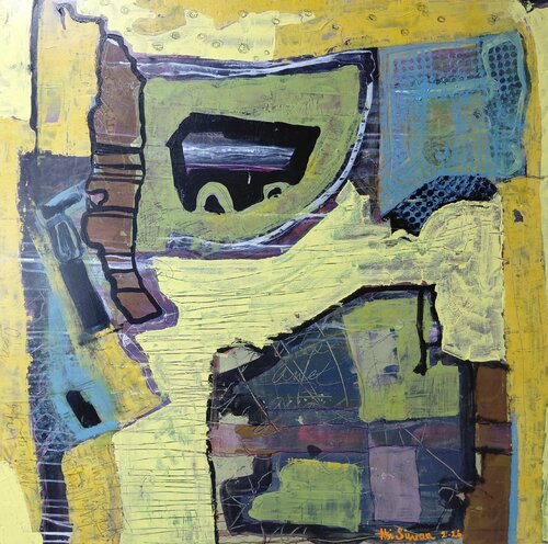 Blow My Hair Back de Abi Siwan Cansdale, Pintura a la venta en Singulart