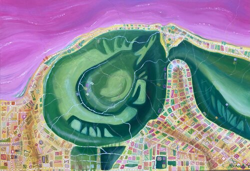 Honolulu de Agnes BENNETOT, Pintura a la venta en Singulart