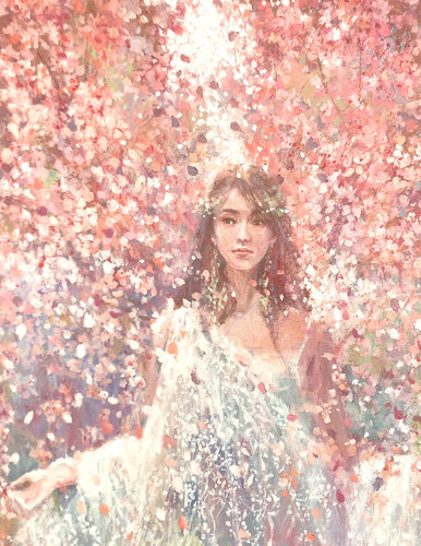 木花之佐久夜毘売（KONOHANASAKUYAHIME） di Akira MURATA, Pittura in vendita su Singulart