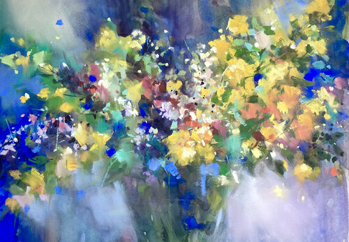 IBUKI・　Breath of Spring van Akira MURATA, Schilderij te koop op Singulart
