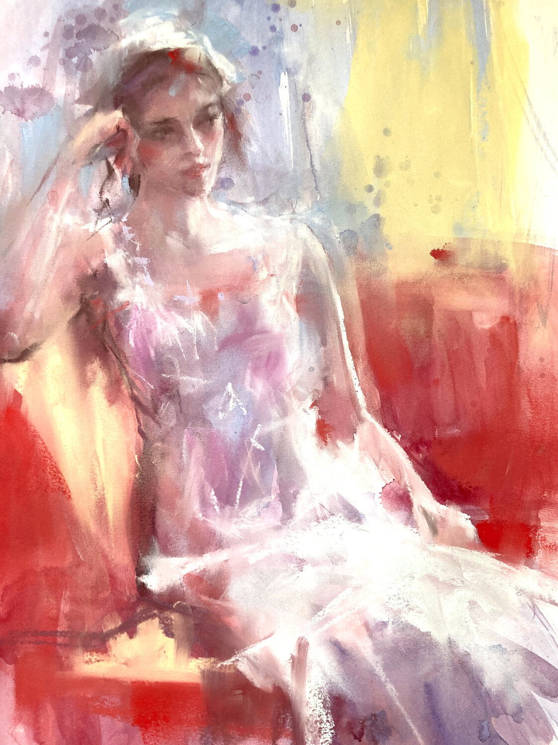 Red sofa Akira MURATA