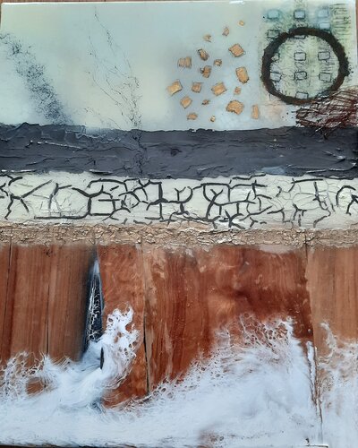 I like wood di Elfie Marijanovic, Pittura in vendita su Singulart