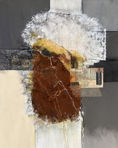 Komposition in Rost par Elfie Marijanovic, Peinture en vente sur Singulart