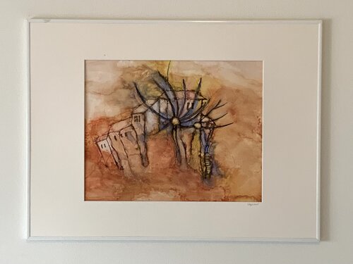 Motovun/Istria par Elfie Marijanovic, Peinture en vente sur Singulart