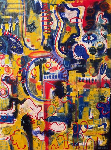 Incubation van Sophia Bounou, Schilderij te koop op Singulart