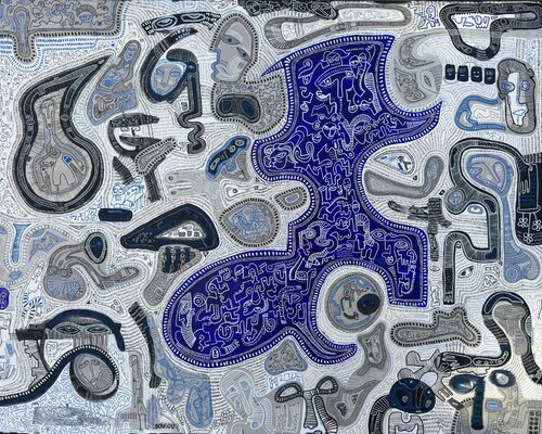 Pattern van Sophia Bounou, Schilderij te koop op Singulart