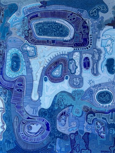 Pond by Sophia Bounou, Painting for Sale on Singulart