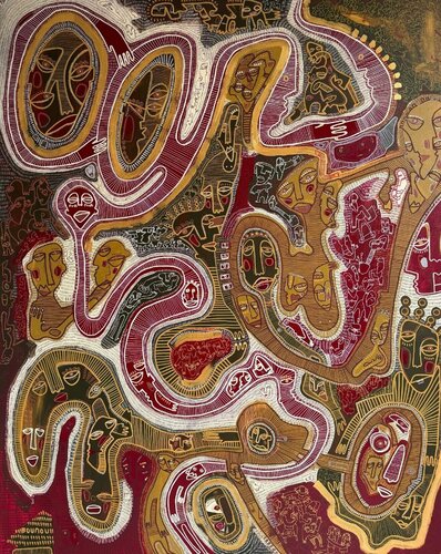Brass by Sophia Bounou, Painting for Sale on Singulart