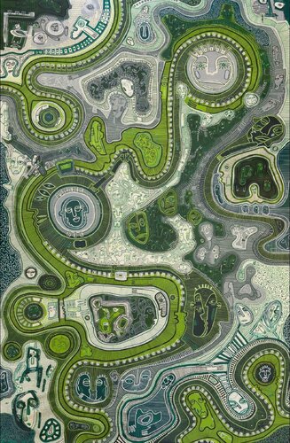 Viridarium by Sophia Bounou, Painting for Sale on Singulart