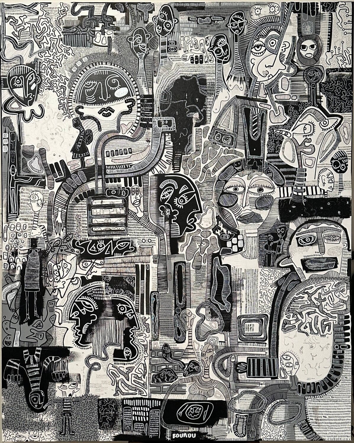 Community Sophia Bounou Dipinto originale in vendita