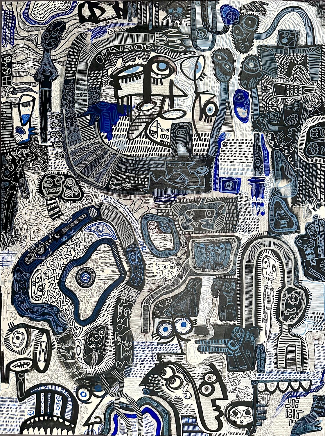 Chasing Sophia Bounou Origineel schilderij te koop