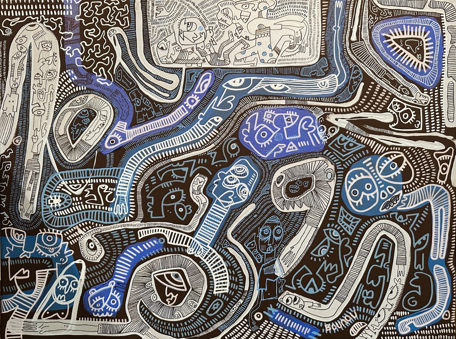 High Sophia Bounou Dipinto originale in vendita