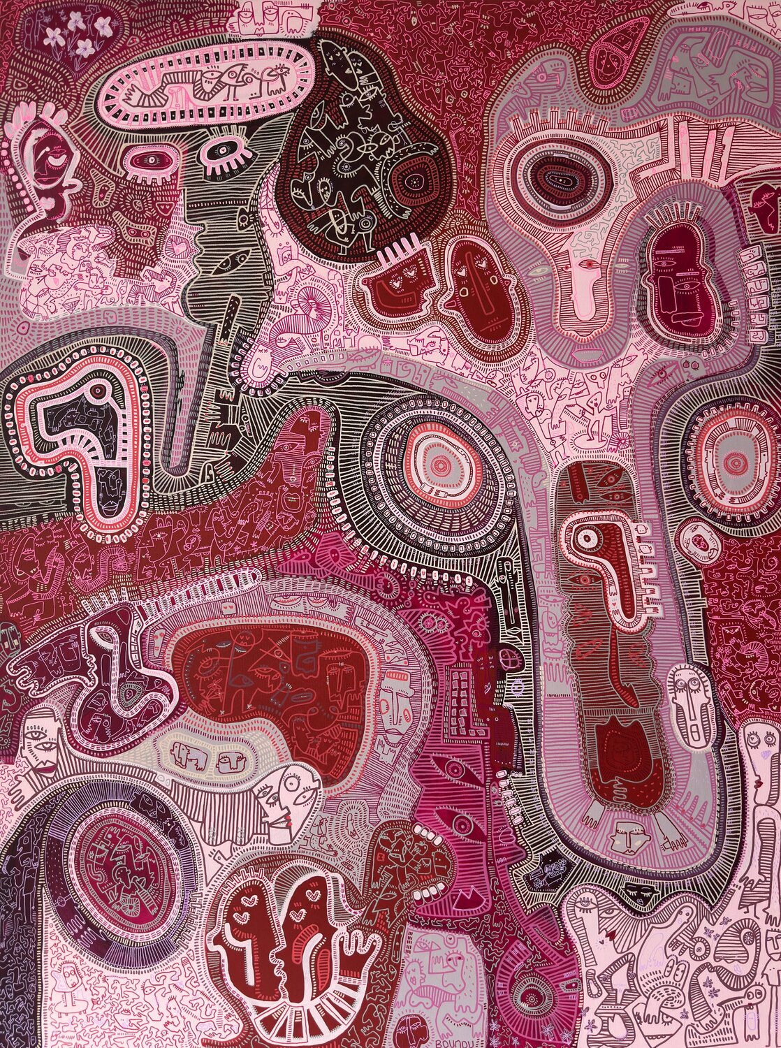 Petals Sophia Bounou Original painting for sale