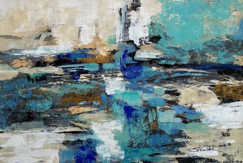 Rapids by Silvia Vassileva, Painting for Sale on Singulart