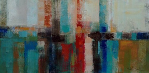 Aqua Horizon von Silvia Vassileva, Malerei kaufen auf Singulart