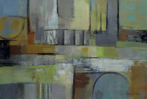 Highline Promenade de Silvia Vassileva, Pintura a la venta en Singulart