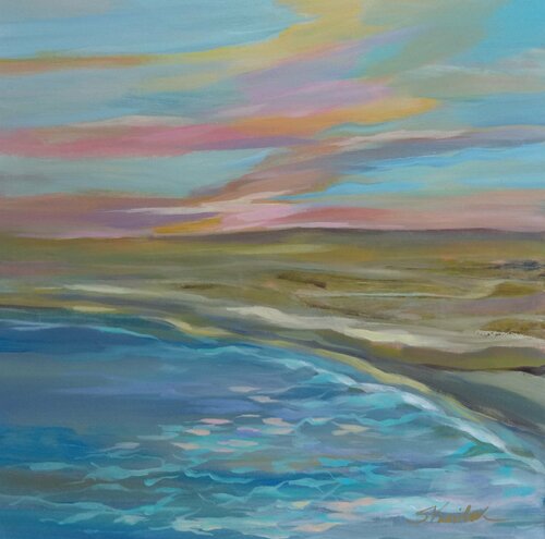 Sunrise Dunes von Silvia Vassileva, Malerei kaufen auf Singulart