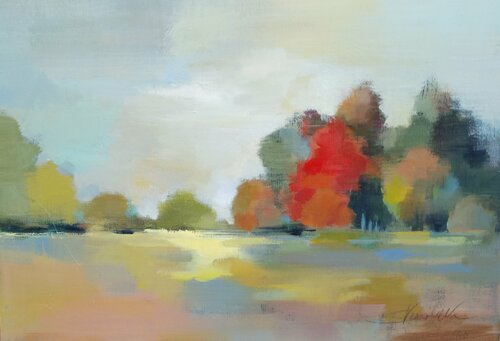 By the Road di Silvia Vassileva, Pittura in vendita su Singulart