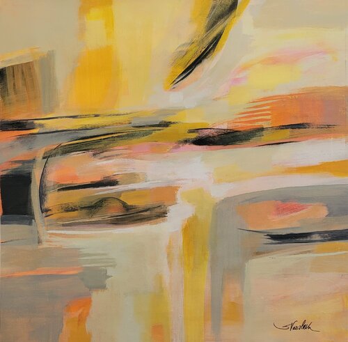 Happy Sunshine de Silvia Vassileva, Pintura a la venta en Singulart