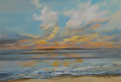 Rhythmic Sunset Waves Silvia Vassileva