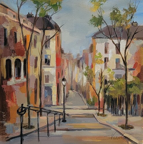 Montmartre II von Silvia Vassileva, Malerei kaufen auf Singulart
