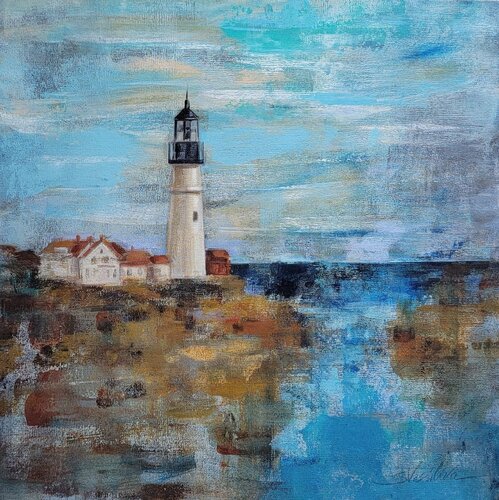 Lighthouse Dream di Silvia Vassileva, Pittura in vendita su Singulart