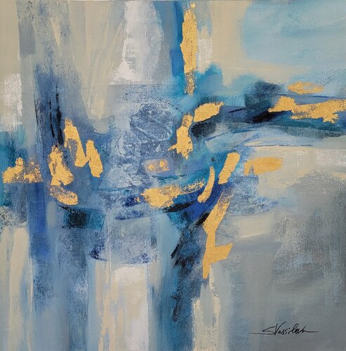 Shimmering Creek van Silvia Vassileva, Schilderij te koop op Singulart