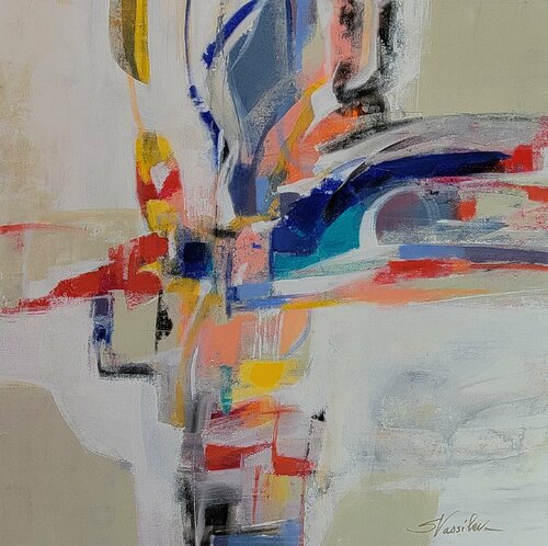 Summer Pinwheel van Silvia Vassileva, Schilderij te koop op Singulart