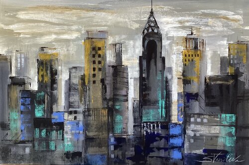 New York Moment von Silvia Vassileva, Malerei kaufen auf Singulart