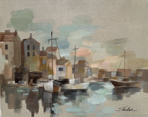 Murano Sunrise de Silvia Vassileva, Pintura a la venta en Singulart