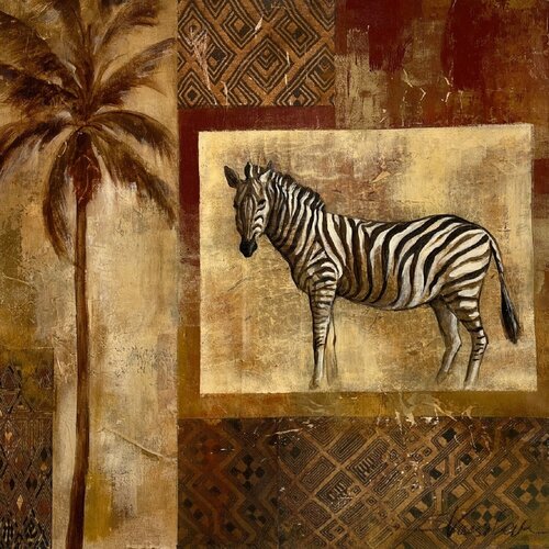 Safari Sketches - Zebra van Silvia Vassileva, Schilderij te koop op Singulart