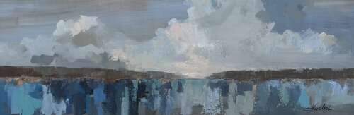 Impressionistic Seaside II von Silvia Vassileva, Malerei kaufen auf Singulart