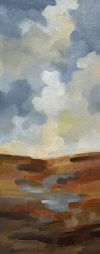 Earth and Sky Trio I von Silvia Vassileva, Malerei kaufen auf Singulart