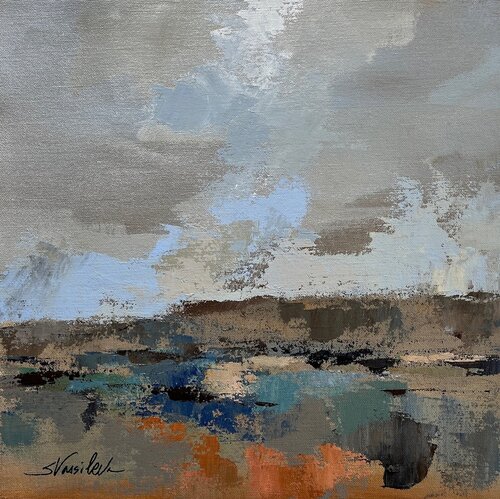 River and Sky I von Silvia Vassileva, Malerei kaufen auf Singulart