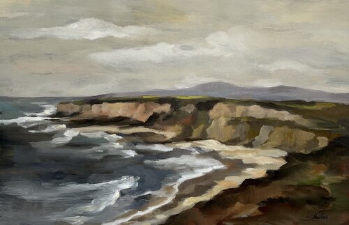 Rocky Coast von Silvia Vassileva, Malerei kaufen auf Singulart