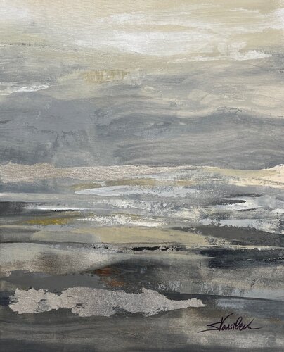 Silver Sand II di Silvia Vassileva, Pittura in vendita su Singulart