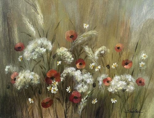Hidden meadow par Silvia Vassileva, Peinture en vente sur Singulart