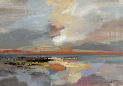 Sunrise Horizon von Silvia Vassileva, Malerei kaufen auf Singulart