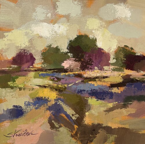 Wild Flower Bloom by Silvia Vassileva, 회화 for Sale on Singulart