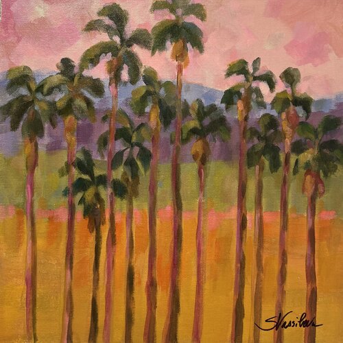 Thousand Palms by Silvia Vassileva, Painting for Sale on Singulart