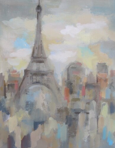 Sunrise in Paris von Silvia Vassileva, Malerei kaufen auf Singulart